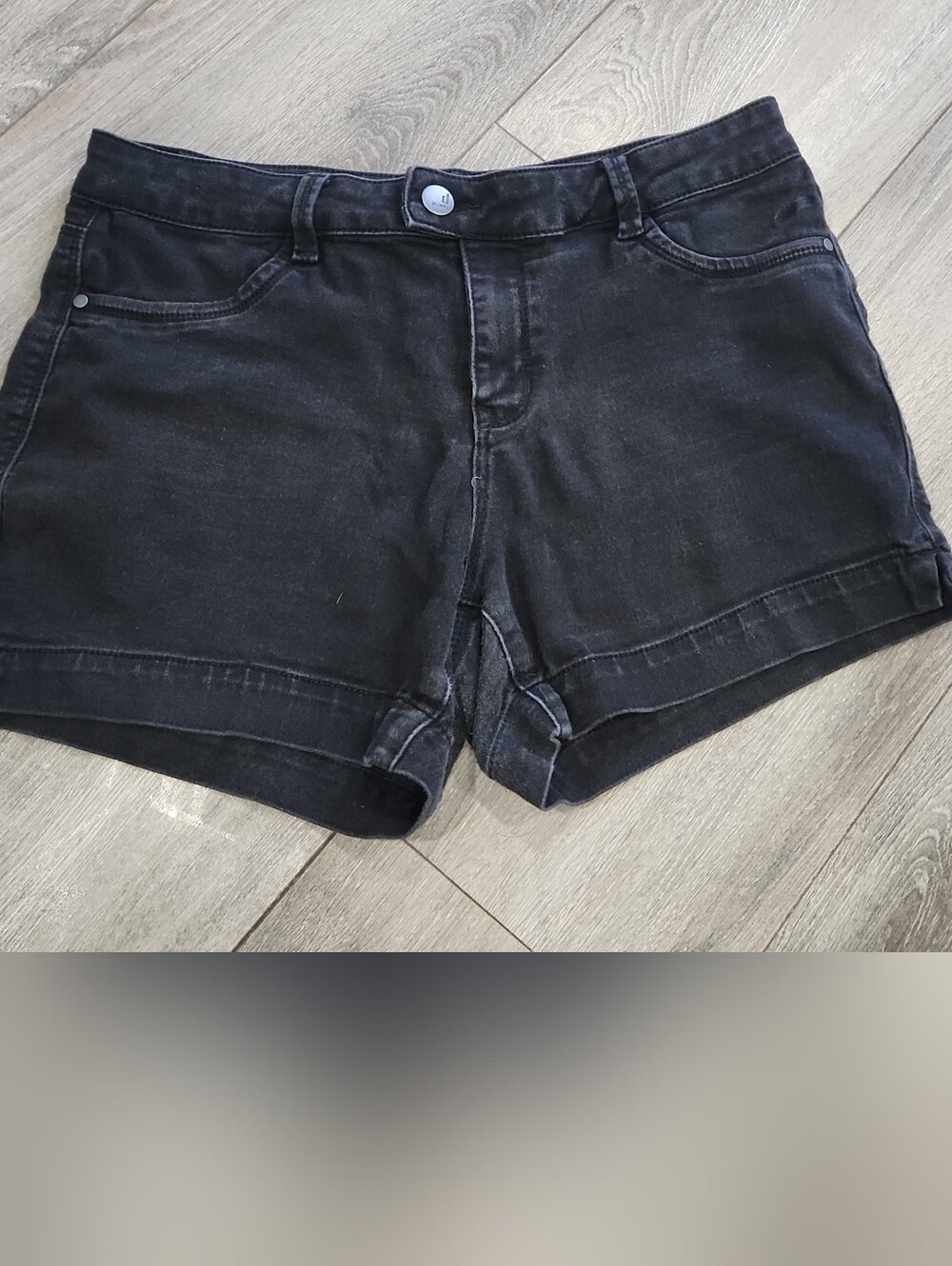 d. jeans Black Denim Jean Shorts